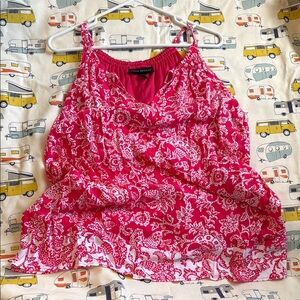 Pink Floral Women's Top